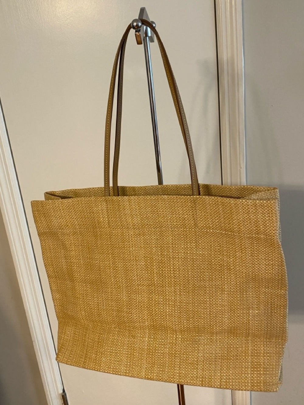 Prada Raffia Woven Tote - Picture 5 of 8